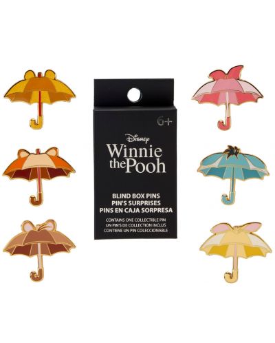 Значка Loungefly Disney: Winnie the Pooh and Friends - Umbrella Blind Box (асортимент) - 1