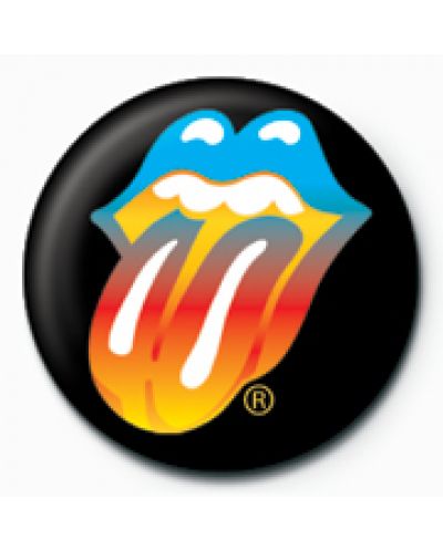 Значка Pyramid - Rolling Stones (Lips Multi Colour)