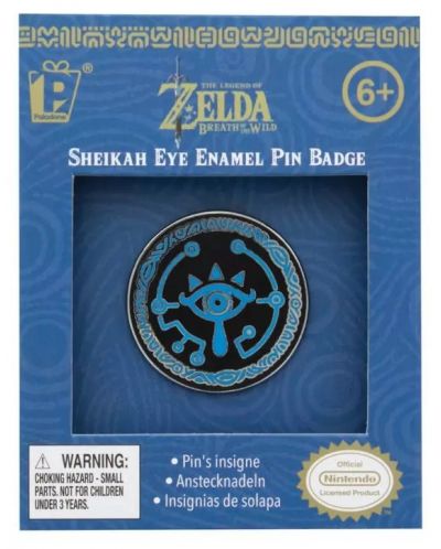 Значка Paladone The Legend of Zelda: Breath of the Wild - Sheikah Eye - 2