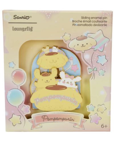 Значка Loungefly Sanrio Animation: Pompompurin - Carnival Ride (Collector's Box) - 1