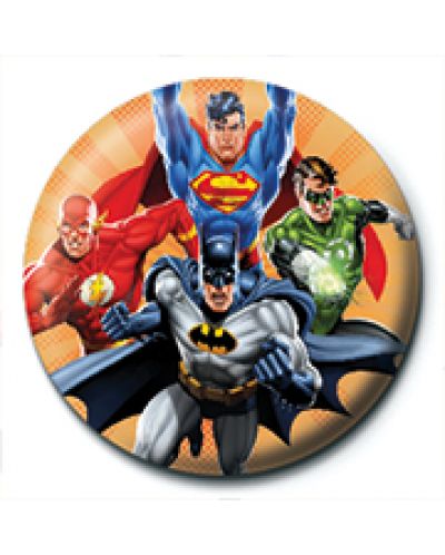 Значка Pyramid - Justice League (Burst)