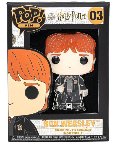 Значка Funko POP! Movies: Harry Potter - Ron Weasley #03 - 3