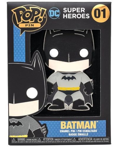 Значка Funko POP! DC Comics: Batman - Batman (DC Super Heroes) #01 - 3