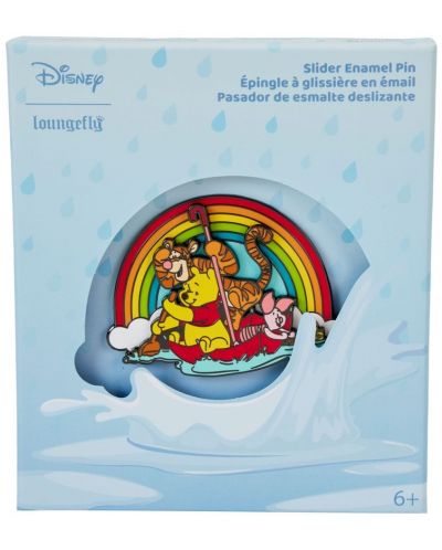 Значка Loungefly Disney: Winnie the Pooh - Rainy Day (Collector's Box) - 1