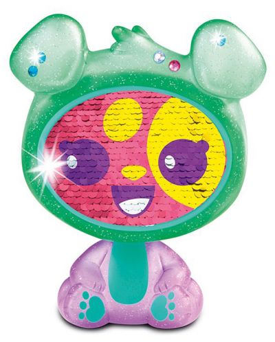 Детска играчка Zequins - Зайче, с личице от пайети, Серия 3 - 3