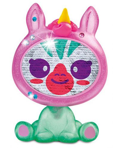 Детска играчка Zequins - Еднорог, с личице от пайети, Серия 3 - 3