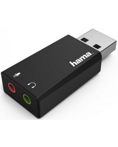 Звукова карта Hama - 2.0 Stereo, USB 2.0 - 1