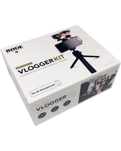 Звукозаписен бъндъл Rode - Universal Vlogger Kit, черен - 10