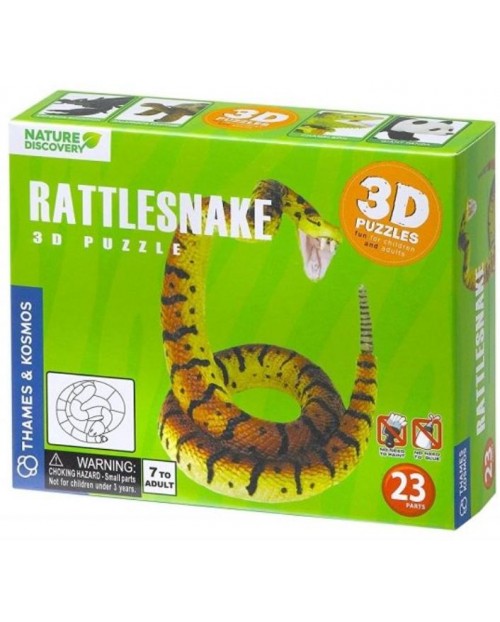 3D пъзел Thames & Kosmos Гърмяща змия, 23 части Отлична цена Ozone.bg