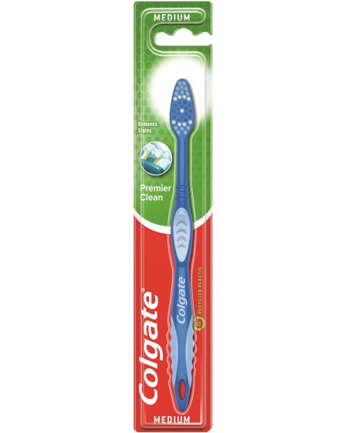 Colgate Четка за зъби Premier Clean, Medium | Ozone.bg