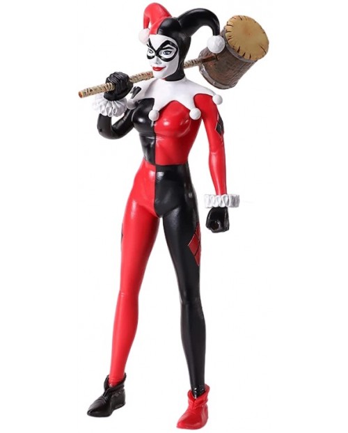 Figurine Souple DC Comics Harley Quinn Rebirth - Collection BendyFigs Pour Fans