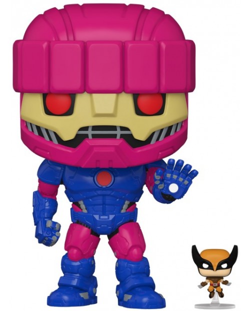Фигура Funko POP Marvel: X Men Sentinel with Wolverine (Special