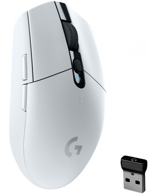 Гейминг мишка Logitech - G305 Lightspeed, оптична, бяла | Ozone.bg