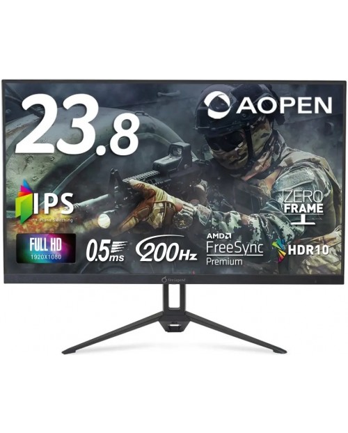 Гейминг монитор Acer AOPEN - 24KG3YX1bmipx, 23.8'', 200Hz, 0.5ms, IPS ...