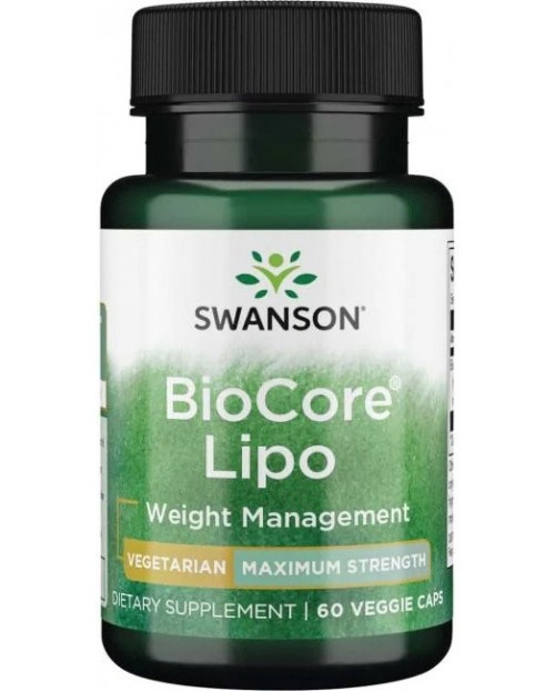 BioCore Lipo, 60 растителни капсули, Swanson | Ozone.bg