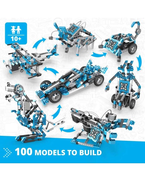 Creative Engineering Robotsa Конструктор 100 в 1 Engino Creative Engineering Robotized - Maker Pro ...