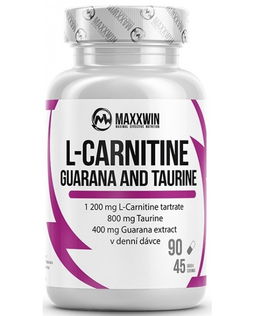 L-Carnitine Guarana and Taurine, 90 капсули, Maxxwin | Ozone.bg