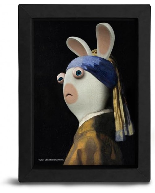 Плакат с рамка The Good Gift Games: Raving Rabbids - Girl Pearl Earring ...