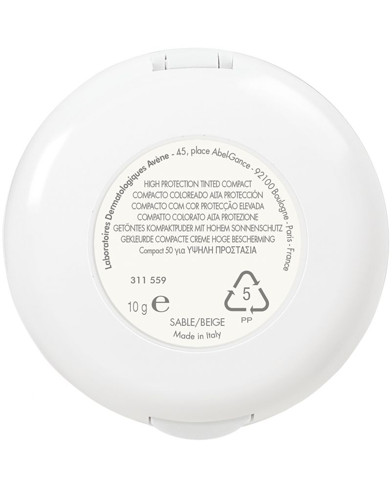 Avène Sun Компактна тонирана пудра, SPF 50, Пясък, 10 g | Ozone.bg