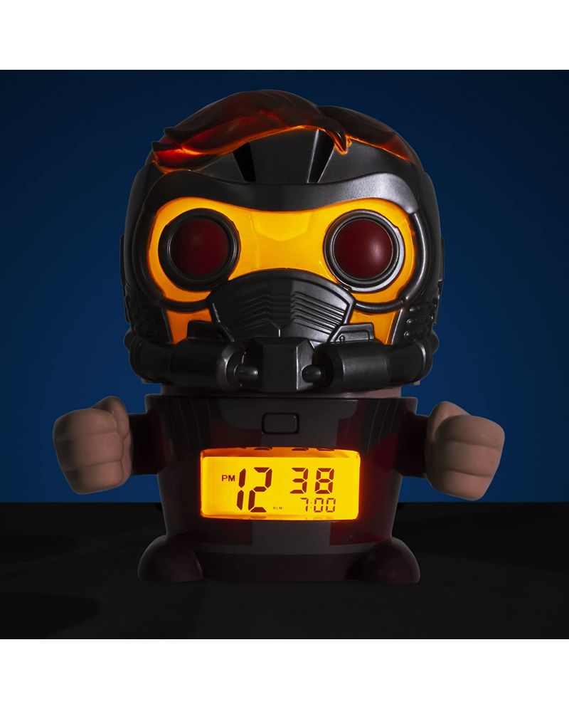 Réveil Panthère Noire Marvel BulbBotz - Veilleuse 5min - LCD 14cm
