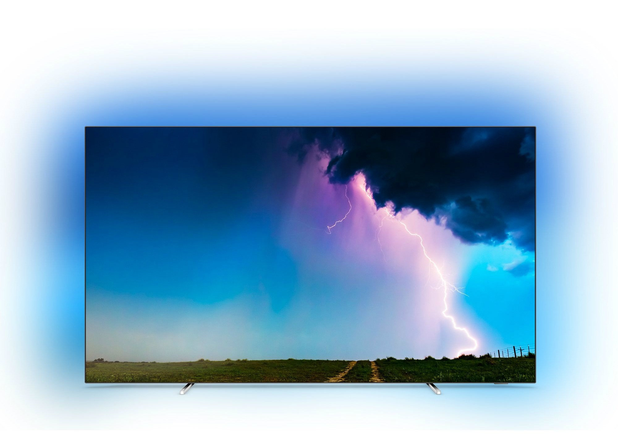 Смарт телевизор Philips - 55OLED754/12, 55" 4K UHD OLED, черен ТОП цена ...