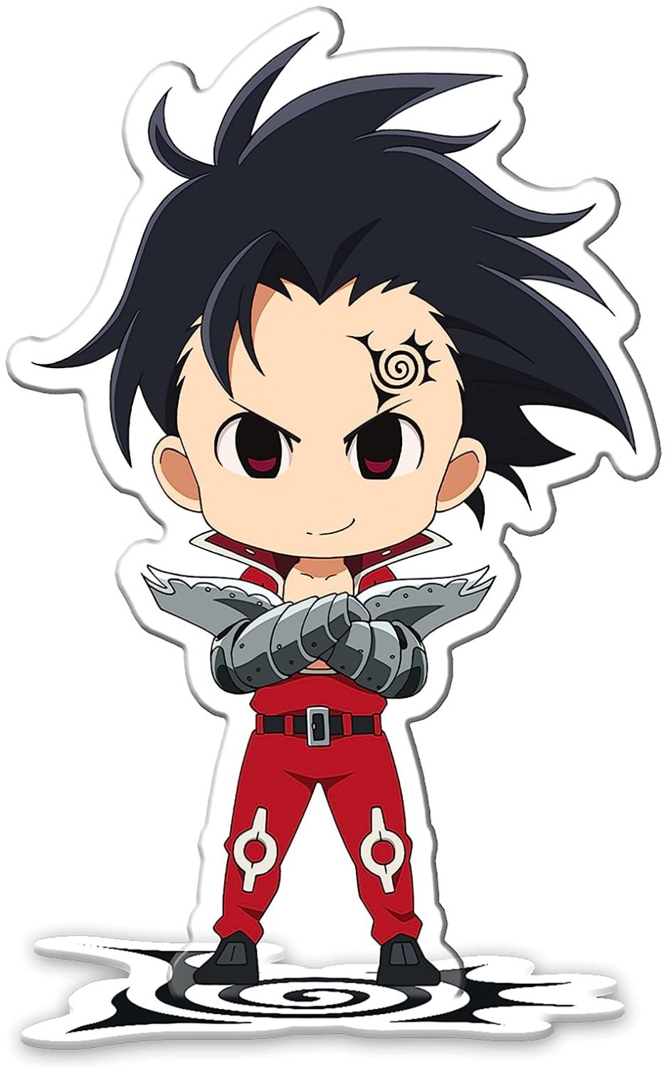ABYSTYLE Acrylfigur Escanor Aus 'The Seven Deadly Sins' – Ca. 10,2 Cm Hoch, Inkl. Basis