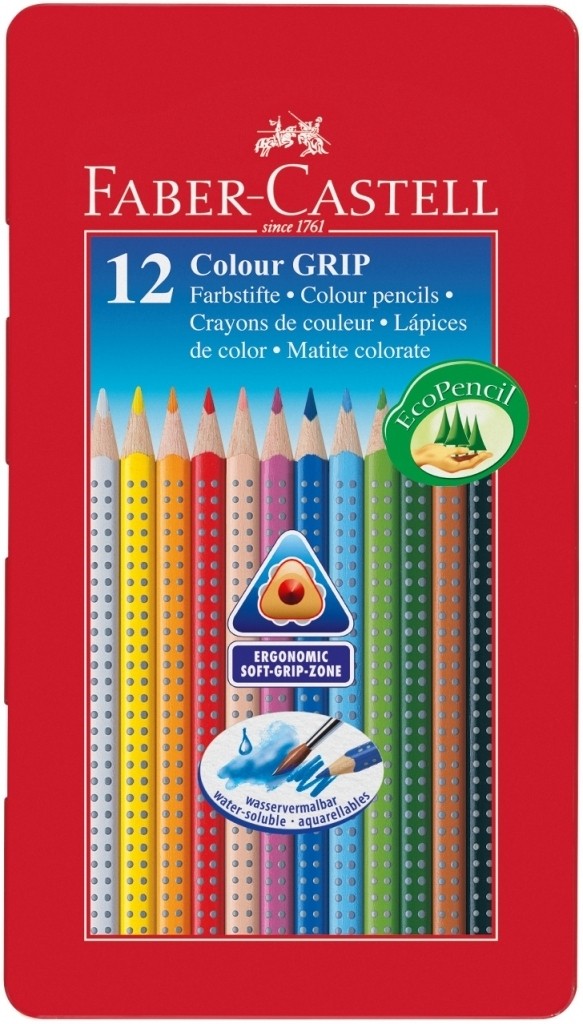 Faber-Castell Grip 2001 Gum – 5 Rode Potlooddoppen, PVC-vrij, Multifunctioneel