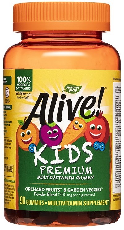 Alive Kids Premium, 90 желирани таблетки, Nature's Way | Ozone.bg