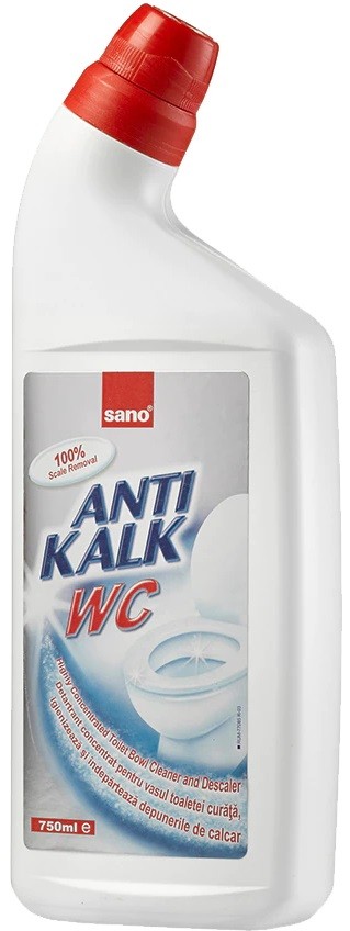 Антикалк Sano - WC, 750 ml | Ozone.bg