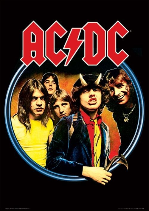 Арт принт Pyramid Music: AC/DC - Group | Ozone.bg
