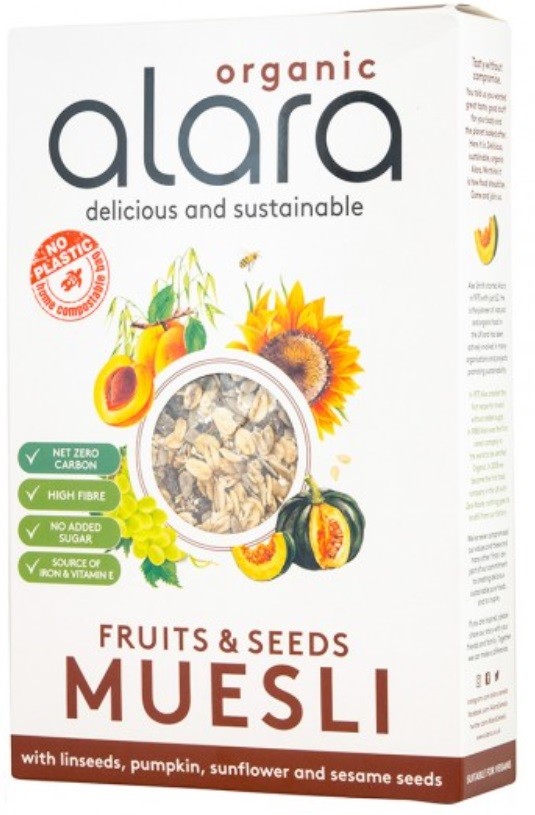 Fruits & Seeds Muesli, 650 g, Alara Ozone.bg