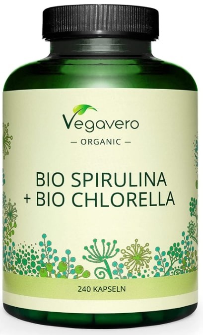 Bio Spirulina Bio Chlorella 240 капсули Vegavero Ozonebg 5734