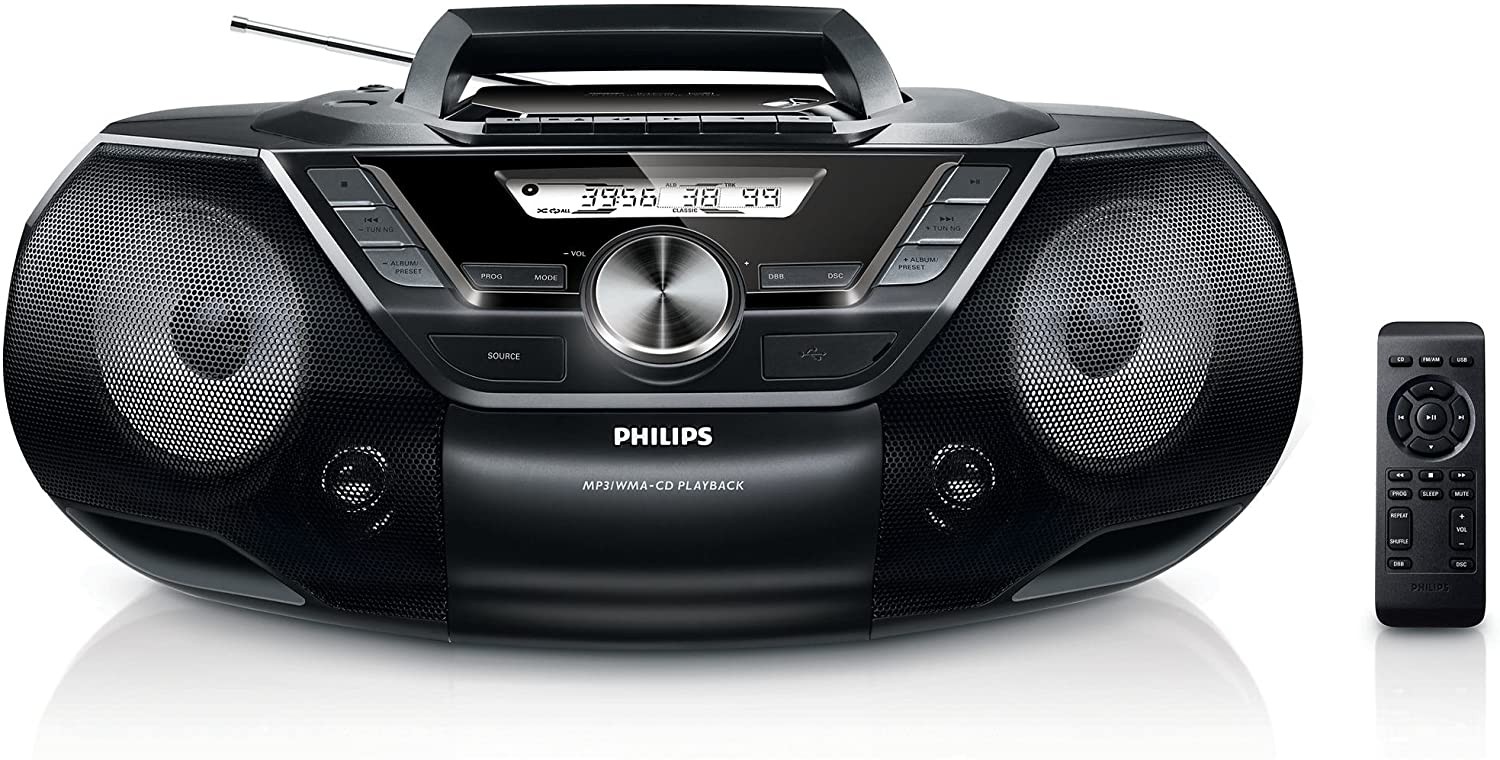 Радиокасетофон Philips - AZ787/12, черен | Ozone.bg