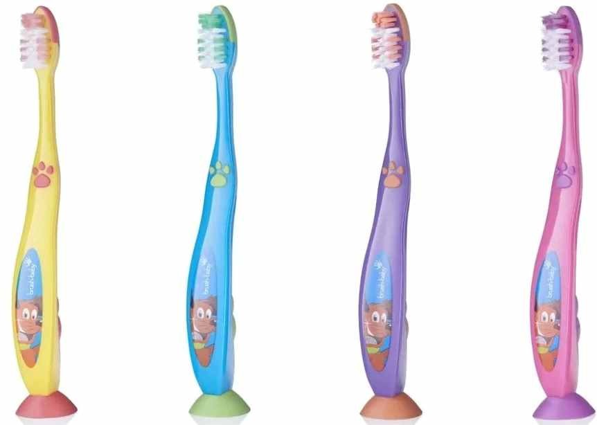 Четка за зъби Brush Baby - Floss brush, 6+ години, асортимент | Добра ...