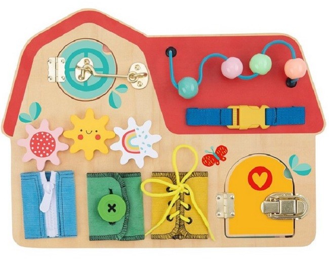 Дървена активна дъска Tooky Toy