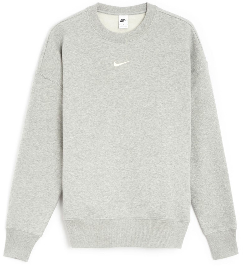 Дамска блуза Nike - Sportswear Phoenix Fleece, сива | Ozone.bg