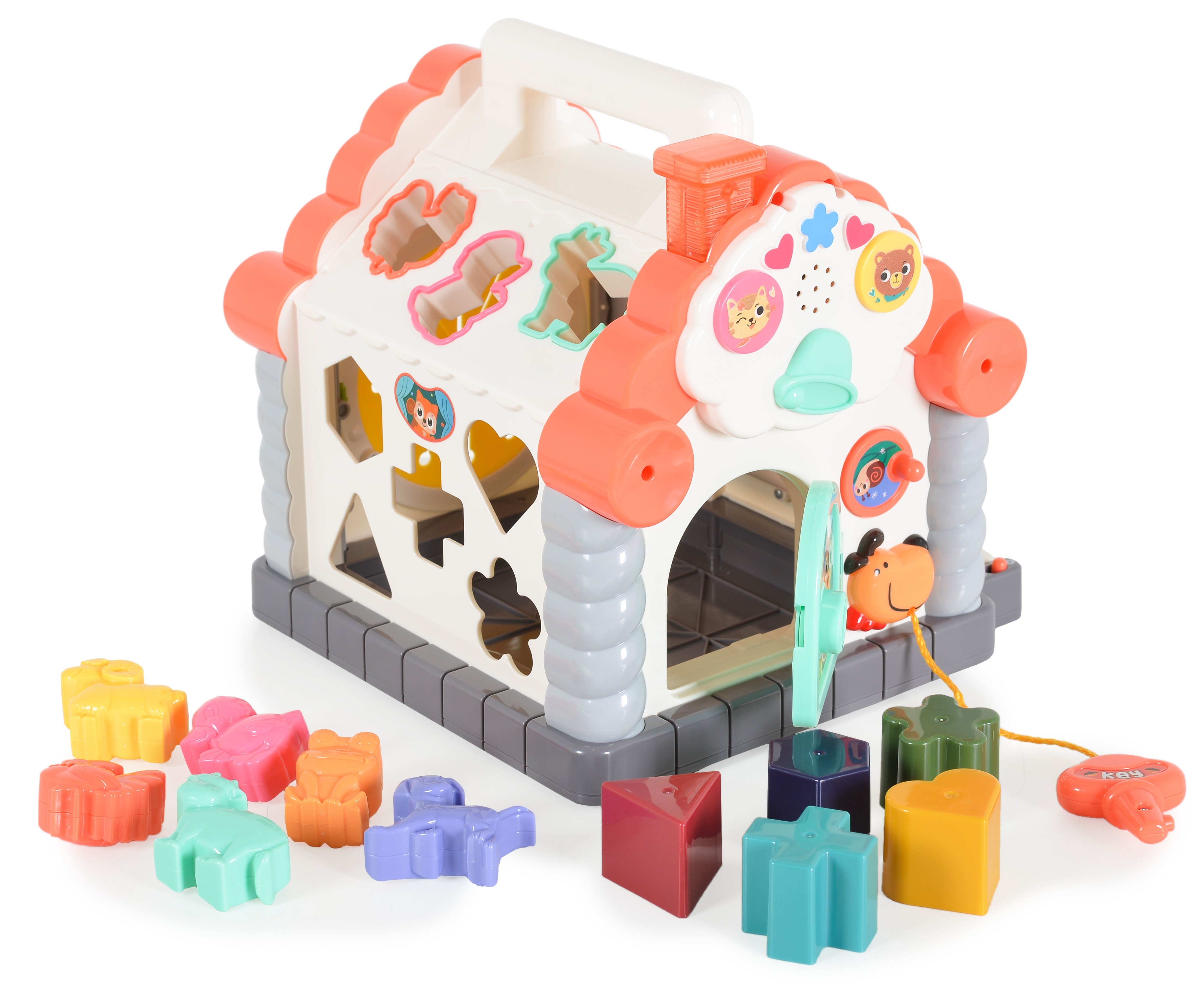 Детска играчка Hola Toys - Веселата сортер къща | Отлична цена | Ozone.bg