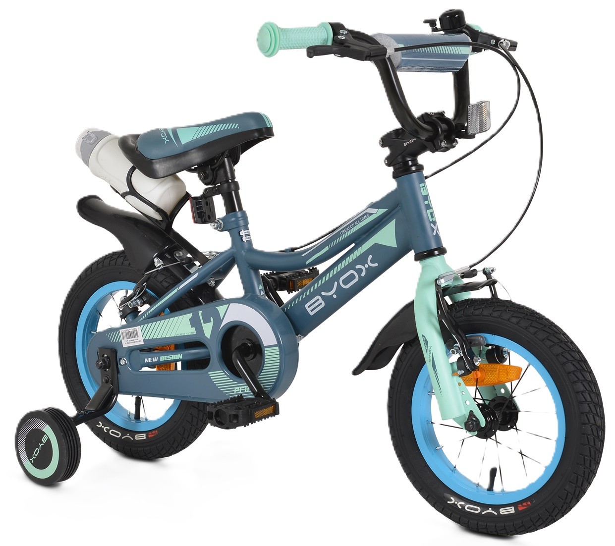 Детски велосипед Byox - Prince, сив, 12′′ | Отлична цена | Ozone.bg
