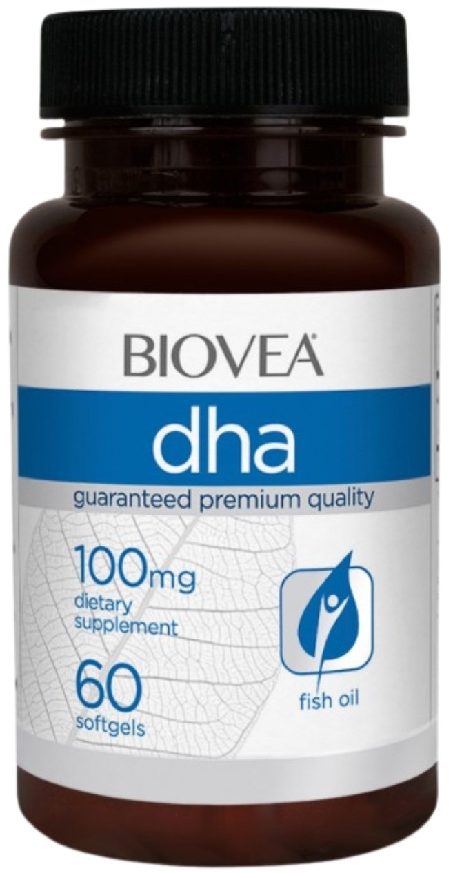 Dha Biolife DHA, 100 mg, 60 капсули, Biovea | Ozone.bg