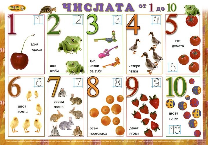 Chislata Ot 1 Do 10 Da Poigraem S Chislata Tablo Ozone Bg