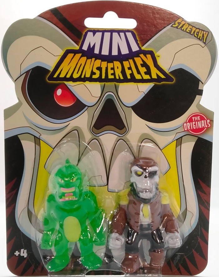 Фигури Monster Flex Mini - Разтегливи чудовища, Блатно чудовище и пират ...