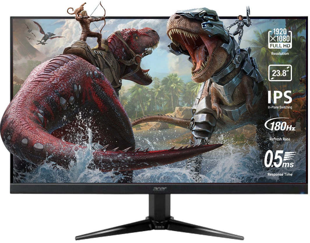 Acer 180Hz ゲーミングモニターQG241YM3bmiipx ゲーミングモニターの