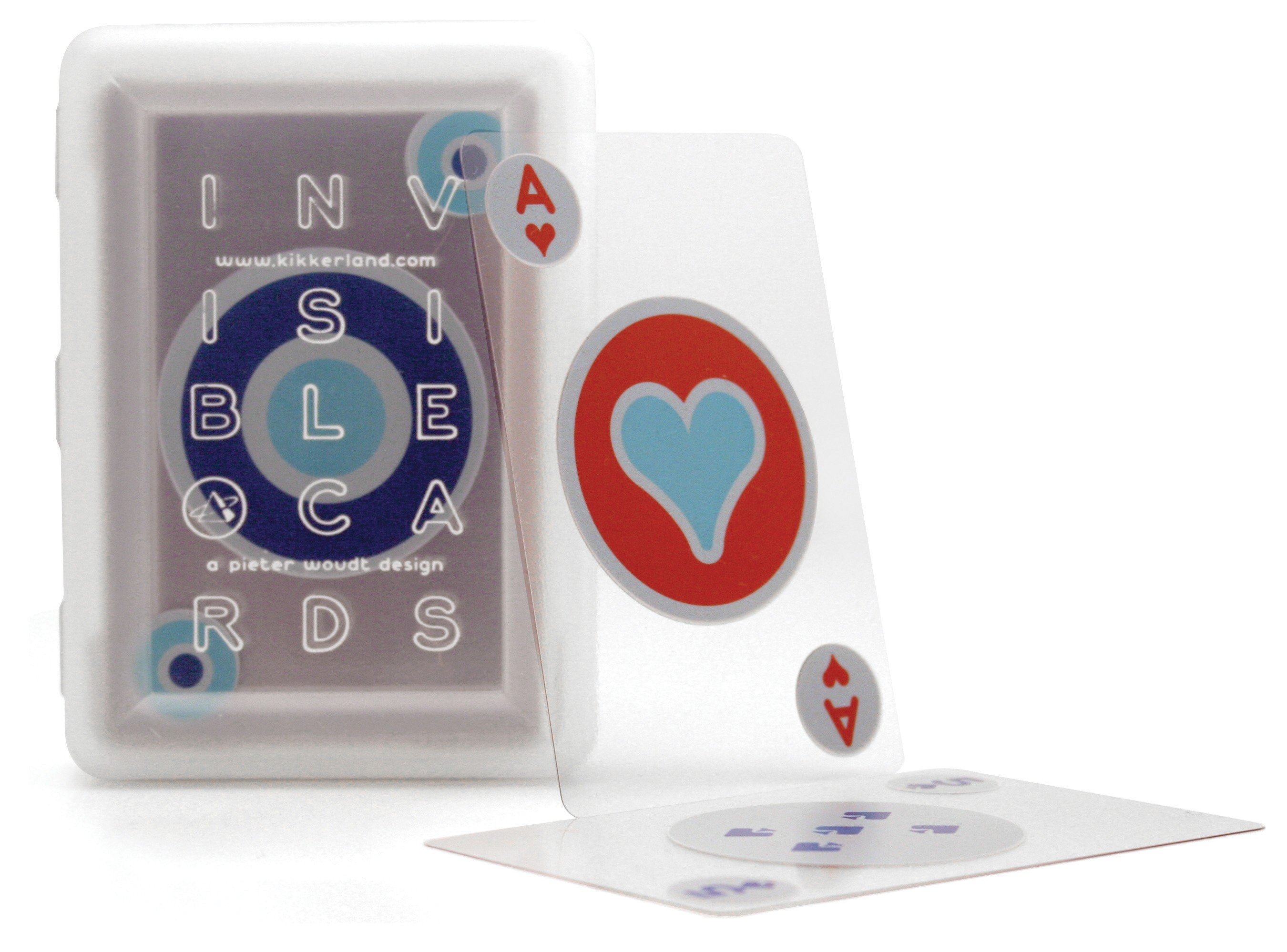 Карти за игра Kikkerland - Invisible Cards