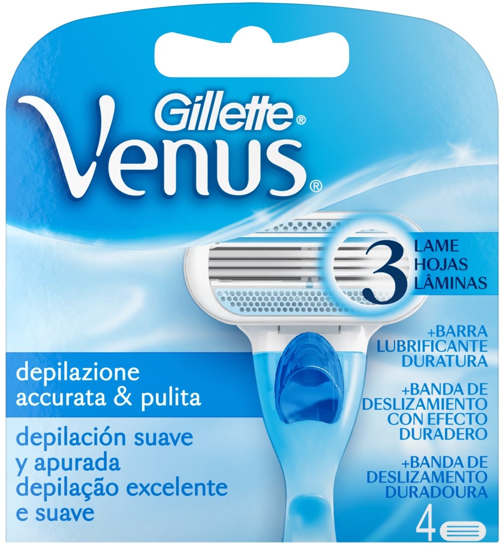Gillette Venus 3 Резервни ножчета, 4 броя | Ozone.bg