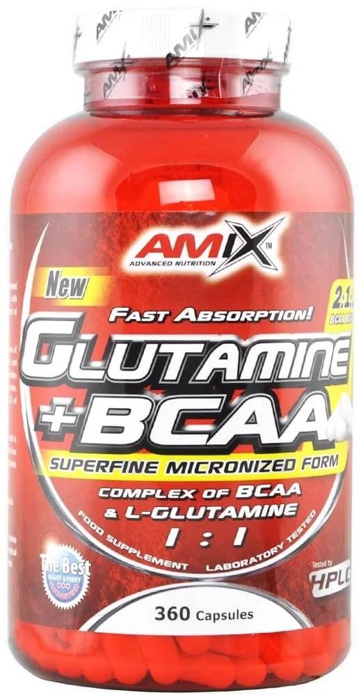Glutamine + BCAA, 360 капсули, Amix Ozone.bg
