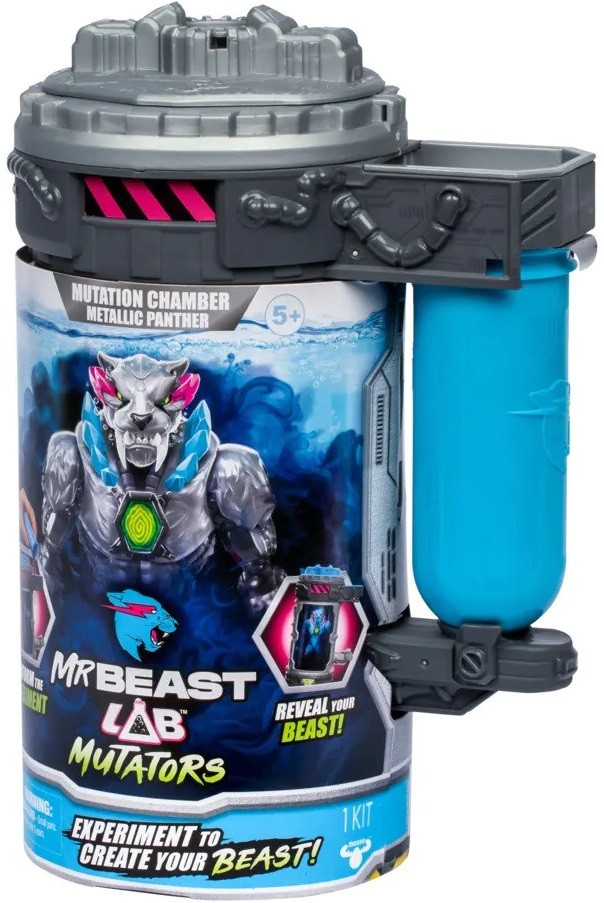Игрален комплект Moose Mr. Beast Lab - Камера за мутации, Metallic