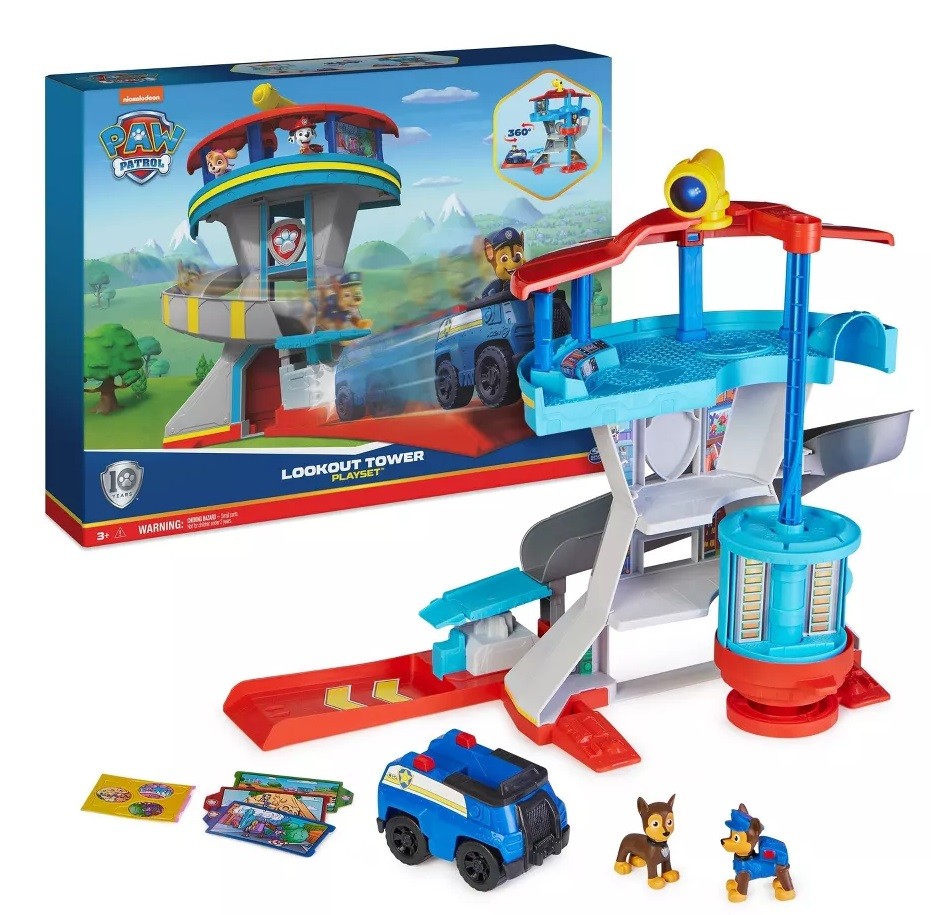 Игрален комплект Spin Master Paw Patrol - Кула наблюдателница, 10th ...