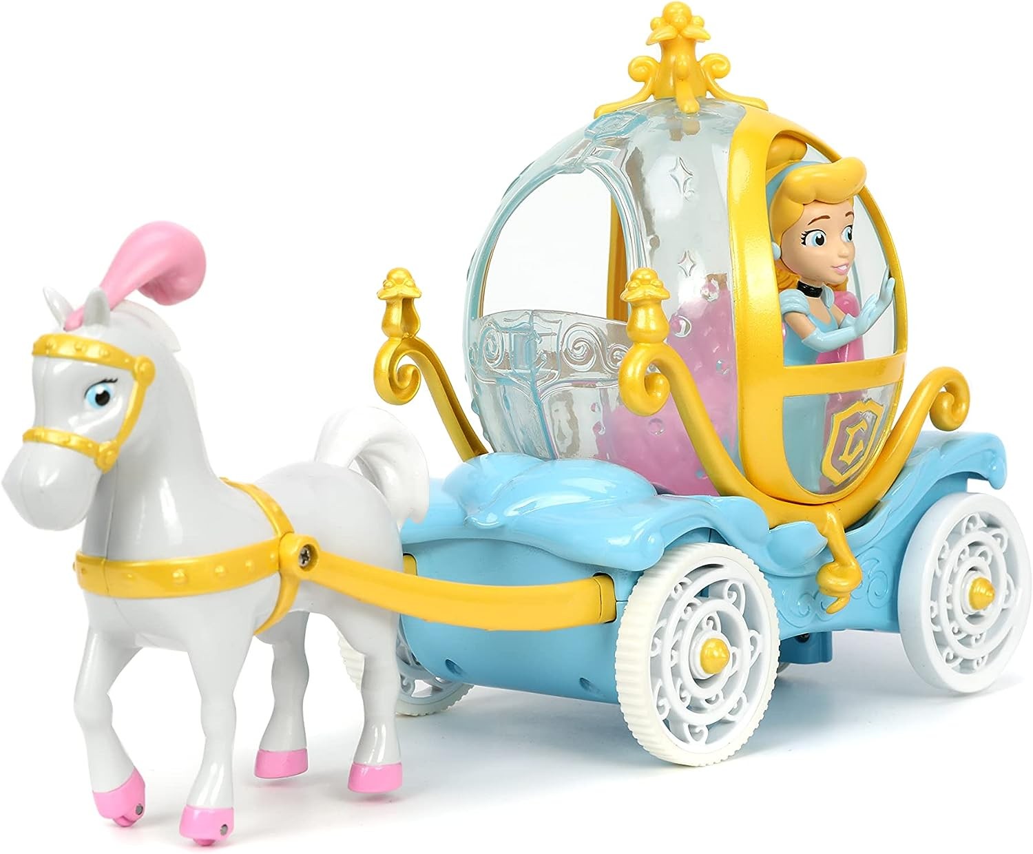 Играчка с дистанционно управление Jada Toys Disney Princess - Каляската ...