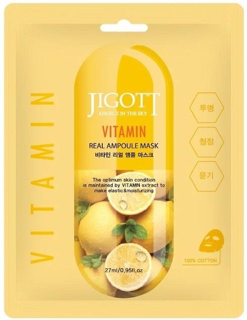 Jigott Лист маска за лице Vitamin, 27 ml | Ozone.bg
