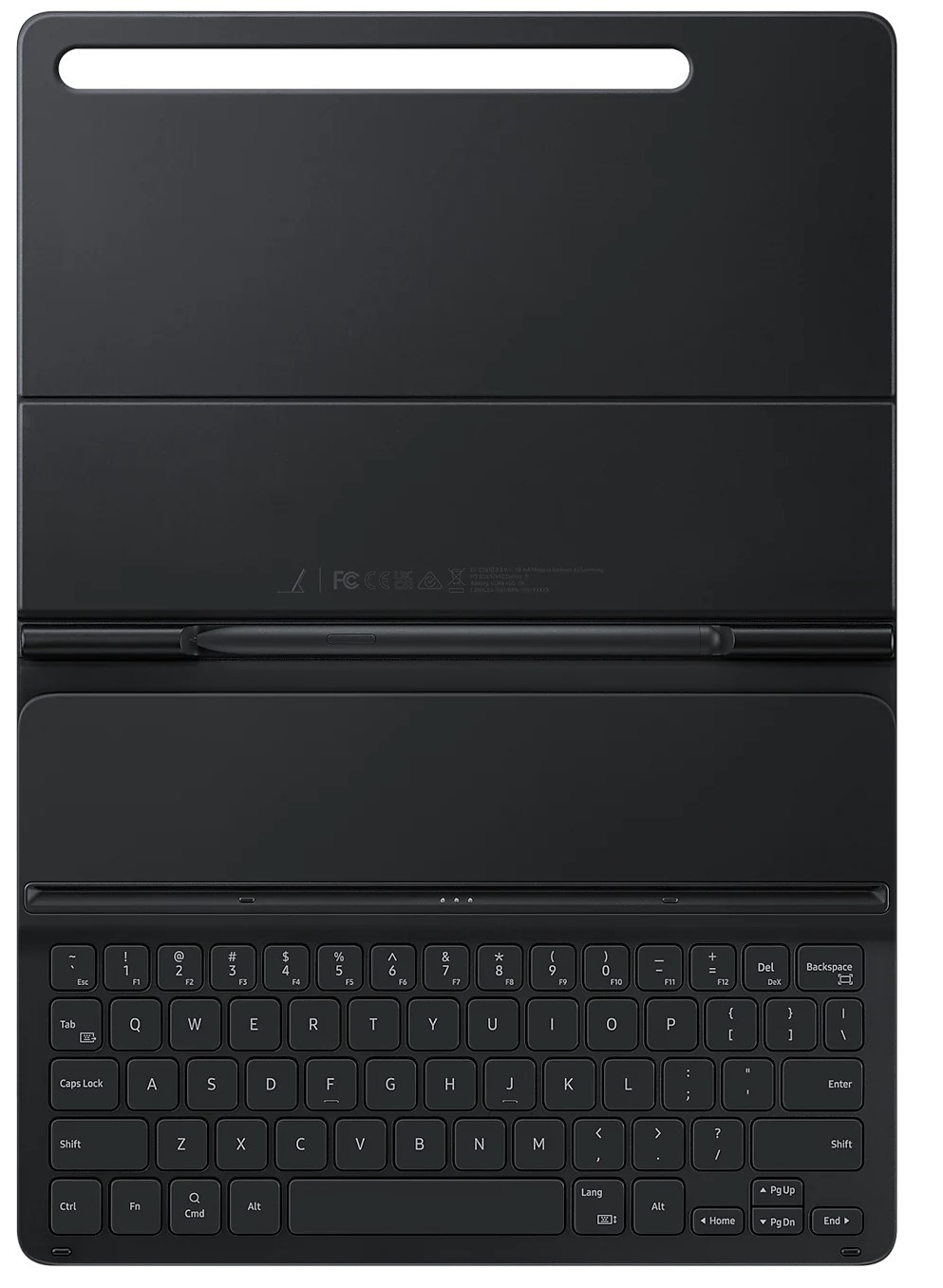 Калъф с клавиатура Samsung - Book Cover, за Tab S7, черен | Ozone.bg